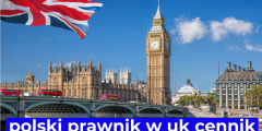 polski prawnik w uk cennik